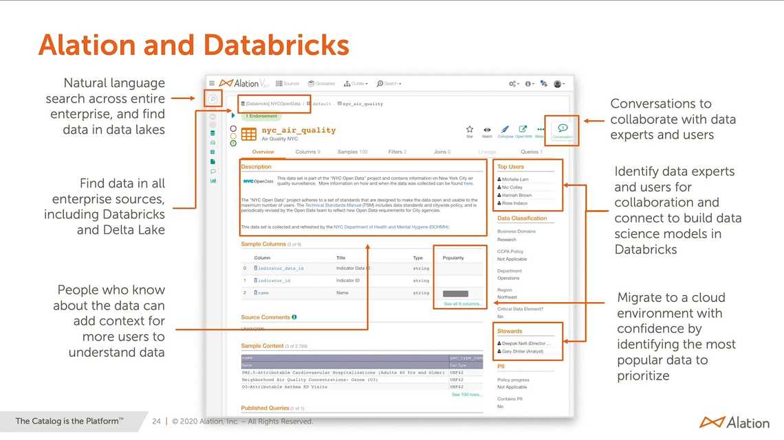 Databricks with Alation