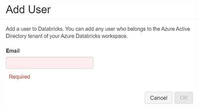 Databricks Add AD User